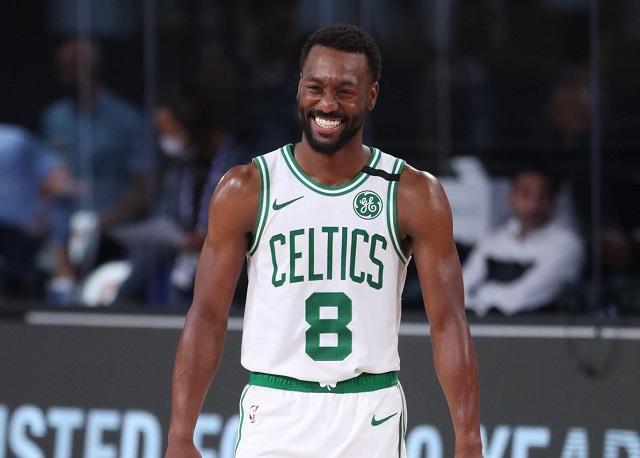 Camiseta Boston Celtics Kemba Walker #8 Association 2019-20 Blanco