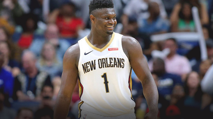 Camiseta New Orleans Pelicans Zion Williamson #1 Association 2019-20 Blanco