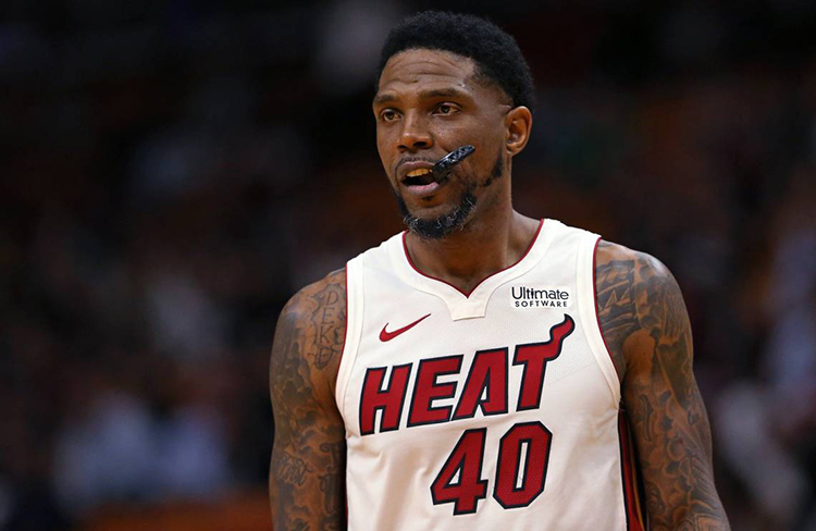 Camiseta Miami Heat Udonis Haslem #40 Association 2018 Blanco